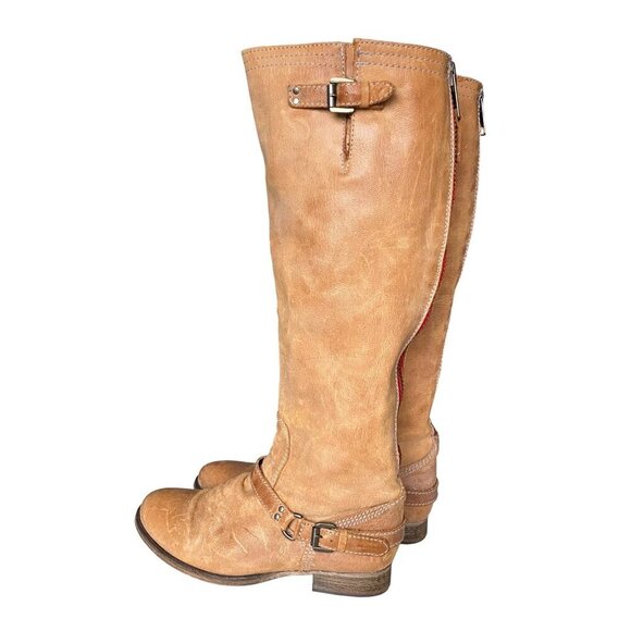 Steve Madden Roady red zipper boot - Picture 5 of 11